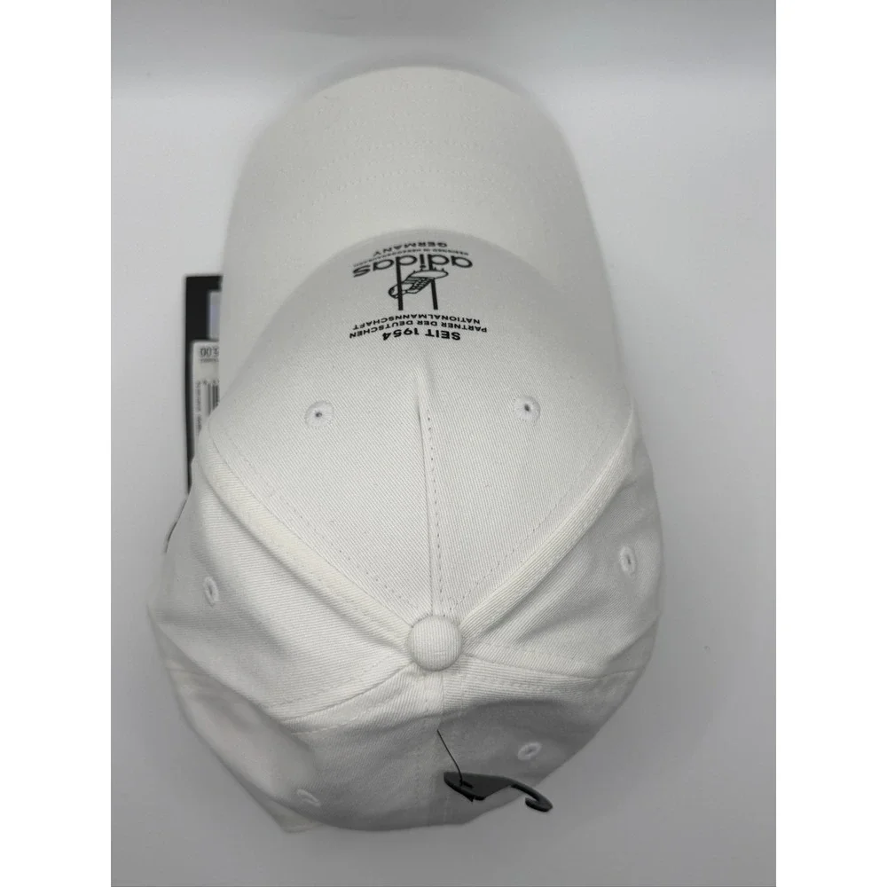 Adidas DFB BB Cap KE6692 Germany Soccer Hat Mens OSFM White Black 2024